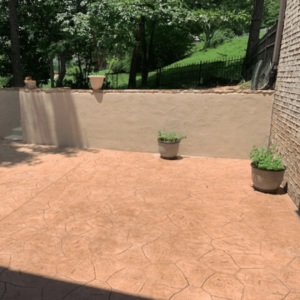 Stamped Stained Patio